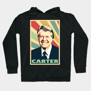 Jimmy Carter Vintage Colors Hoodie